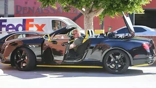 Arnold Schwarzenegger Flaunts His AMAZING Bentley Convertible In Beverly Hills