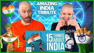 🤩🤯 15 Things You DIDN'T KNOW About INDIA | Reaction By German and Canadian Foreigners