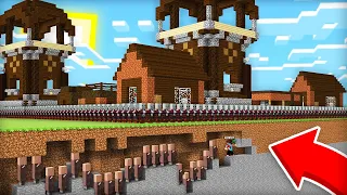 МЫ С ЖИТЕЛЯМИ ПРОБРАЛИСЬ В ДЕРЕВНЮ РАЗБОЙНИКОВ В МАЙНКРАФТ | Компот Minecraft