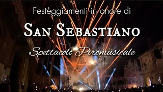 Spettacolo Piromusicale - Festeggiamenti in onore di San Sebastiano 2023 - Palazzolo Acreide, SR