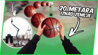 🏀Gadjamo u koš sa dizalice od 20 metara 🏀