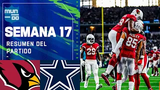 Arizona Cardinals vs Dallas Cowboys | Semana 17 NFL Game Highlights