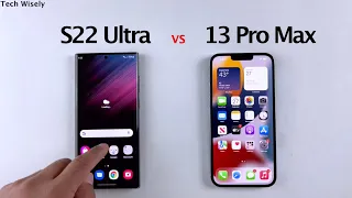 SAMSUNG S22 Ultra vs 13 Pro Max | SPEED TEST