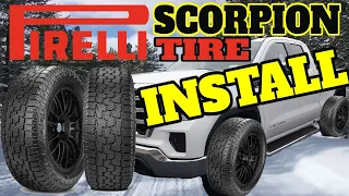 Truck Tire Install: MOUNT & BALANCE | Pirelli Scorpion All Terrain Plus Tires