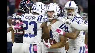 Pat McAfee Recovers His Own Onside Kick || Colts at Texans 2014