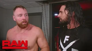 Dean Ambrose wonders why Seth Rollins didn’t have his back: Raw, Feb. 18, 2019