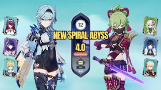 C0 R1 Eula & Kuki Hyperbloom - NEW Abyss 4.0 - Floor 12 (9★)