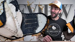 Goalie Glove Repair and Rebuild | @TheGoalieGloveGuy Goalie Gear Review