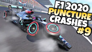 F1 2020 PUNCTURE CRASHES #9