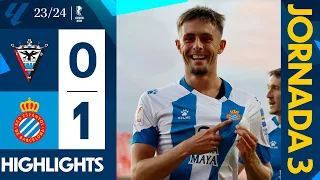 ⚽ RESUMEN J3 | Mirandés 0-1 Espanyol | #LaLigaHighlights