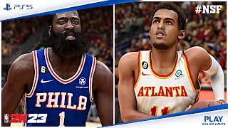 76ERS vs HAWKS | NBA 2K23 (PS5 UHD)