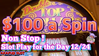 Non Stop Venetian Las Vegas Jackpot ALL OF THE SLOT PLAY on12/24