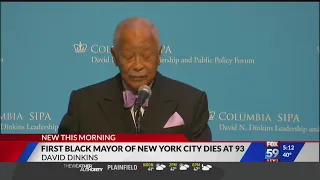 New York's first black mayor dies