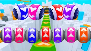 GYRO BALLS 🌈 All levels Gameplay Android iOS 💥 Nafxitrix Gaming Game 222 Gyrosphere Trials