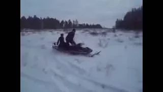 Снегоход Рысь с двигателем Лифан