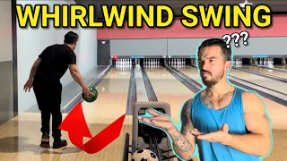 Trying out the WHIRLWIND Bowling Swing (INSANE SCORES)