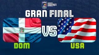 REPÚBLICA DOMINICANA VS ESTADOS UNIDOS - FINAL - PANAMERICANO FINAL SIX - 2022