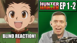 IM FINALLY WATCHING THIS! | Hunter x Hunter Episode 1 and 2 REACTION