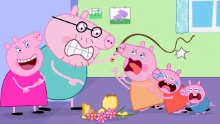 What happened to George Pig's Family?! | Peppa Pig Funny Animation