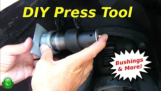 How To Replace Control Arm & Trailing Arm Bushings(DIY Tool)