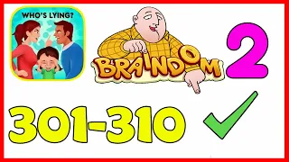 Braindom 2 Level 301 302 303 304 305 306 307 308 309 310 Solution or Walkthrough