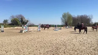 ❤️cours de saut avec cadence niveau galop 5 ❤️