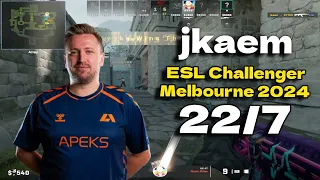CS2 POV Apeks jkaem (22/7) vs sunday school (Ancient) ESL Challenger Melbourne 2024
