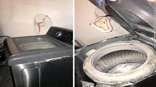 Government issues warning over exploding washing machines
