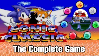 Sonic The Hedgehog Classic (version03.5) Complete Game, All Chaos Emeralds - 1080p/60fps