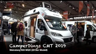 Folge 12: CMT 2019 Weinsberg CB 600 MQH Modell 2019 - CamperDings