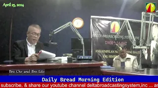 DWXI 1314 AM Live Streaming (Thursday - April 25, 2024) #dailybreadmorningedition