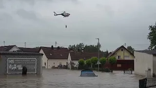 Наводнение в Германии: погиб спасатель, есть пропавшие без вести