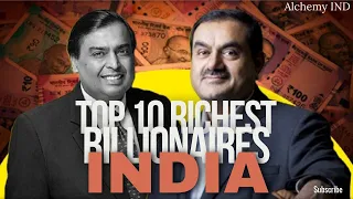 Top 10 Richest Billionaires in India - Bar Chart Race