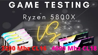 Should I UPGRADE my DDR4 RAM in 2022? (3200MHz vs 4000MHz) - Game Testing on Ryzen 5800X