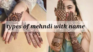 8 different types of mehndi art from different origin with name | mehndi design | trendy girl neha