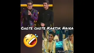 KaiRa- Funny  Moment at the awards 😂😂- Chote chote Kartik Naira 😝