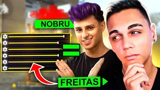 TESTEI A SENSI DO FREITAS E DO NOBRU ! FREE FIRE