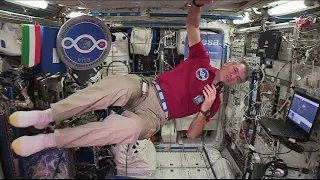 Space Station Crew Member Discusses Life in Space with Italian Prime Minister