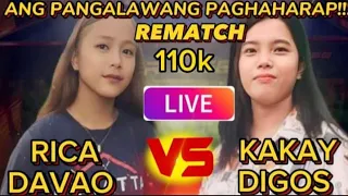 110k rematch RICA RENDAL 🆚 KAKAY DIGOS 04-27-2023 RACE12 DAVAO CITY 🎱 Philippines 🎱