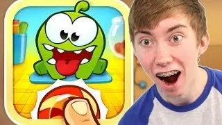 OM NOM: CANDY FLICK (iPad Gameplay Video)