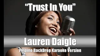 Lauren Daigle "Trust In You" BackDrop Filipino Christian Karaoke