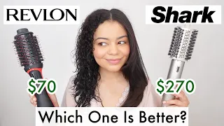 REVLON ONE STEP PLUS VS SHARK FLEXSTYLE ON CURLY HAIR - WHICH ONE IS BETTER?!