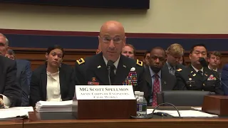 MG Spellmon, Deputy Commanding General for Civil and Emergency Operations, USACE, Testimony