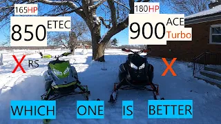 165HP 850 ETEC XRS OR 900 ACE TURBO X WHICH ONE IS BETTER