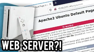 Making a Web Server out of a Nintendo Wii – Is It Possible?