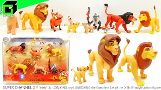 Unboxing LION KING toys! The Complete Set of Walmart Exclusive DISNEY movie action figures!