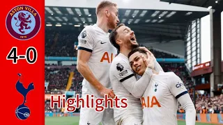 Tottenham VS Aston Villa (4-0) | Extended highlights & all goals | full HD