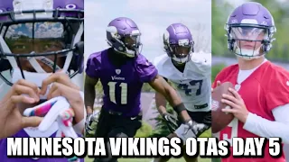 Scenes from Day 5 of Minnesota Vikings OTAs
