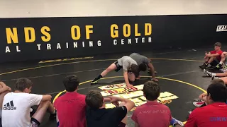 Jordan Burroughs Beating Shin Whizzer From Single Leg at Legends of Gold