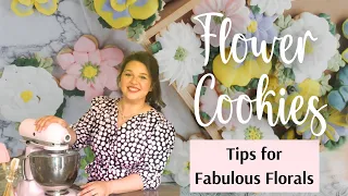 Flower Cookies-Tips for Decorating Royal Icing Flower Sugar Cookies